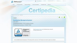 
                            11. ID-Nr. 9105071444: PVS holding GmbH - Certipedia