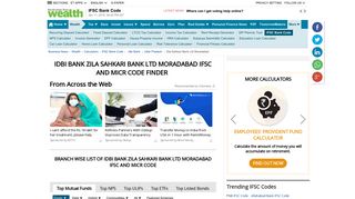 
                            5. IDBI BANK ZILA SAHKARI BANK LTD MORADABAD IFSC Code: Find ...