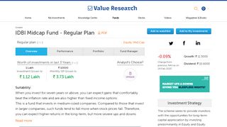 
                            5. IDBI Midcap Fund - Regular Plan : Fund Snapshot : IDBI Mutual Fund ...