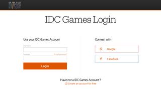 
                            9. IDC Games Login
