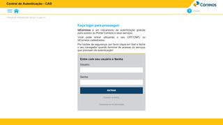 
                            4. idCorreios - Central de Autenticação