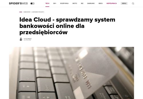 
                            13. Idea Cloud - sprawdzamy system bankowości online Idea Banku