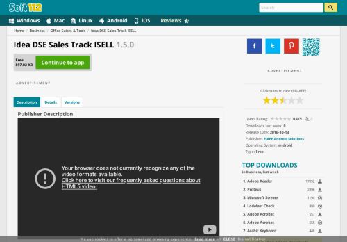 
                            3. Idea DSE Sales Track ISELL 1.5.0 Free Download