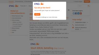 
                            5. iDEAL is vernieuwd - ING - Mobiel en internetbankieren