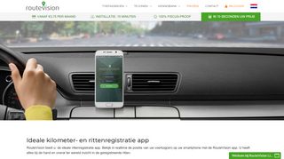 
                            3. Ideale kilometer- en rittenregistratie app - RouteVision