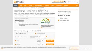 
                            12. idealenergie: Strompreise im Überblick - Verivox