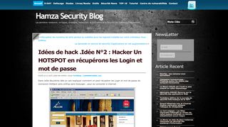 
                            10. Idées De Hack .Idée N°2 : Hacker Un HOTSPOT En Récupérons Les ...