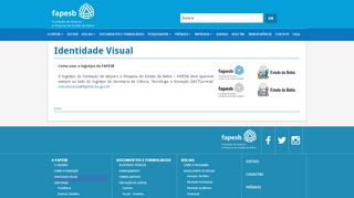 
                            5. Identidade Visual – Portal FAPESB