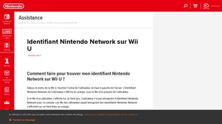 
                            4. Identifiant Nintendo Network sur Wii U | Identifiant Nintendo Network ...