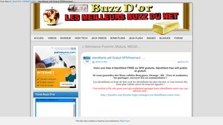 
                            10. Identifiants wifi Gratuit SFR/free/neuf..... - Buzz D'or