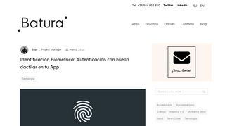 
                            5. Identificación Biométrica: Autenticación con huella dactilar en tu App ...