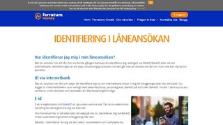 
                            5. Identifiering i låneansökan | Ferratum.se