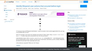 
                            7. Identify Mixpanel user actions that occured before login - Stack ...