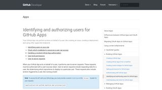 
                            6. Identifying and authorizing users for GitHub Apps | GitHub Developer ...