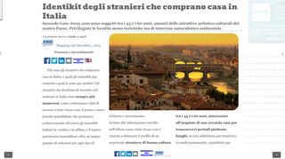 
                            9. Identikit degli stranieri che comprano casa in Italia - BusinessCommunity