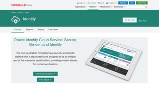 
                            1. Identity Cloud Service | Oracle Cloud