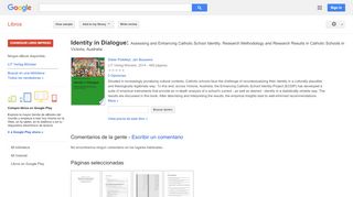 
                            10. Identity in Dialogue: Assessing and Enhancing Catholic School ... - Resultado de Google Books