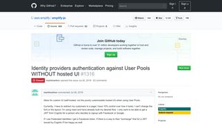 
                            7. Identity providers authentication against User Pools WITHOUT hosted ...