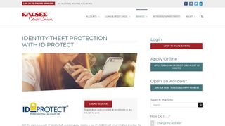 
                            12. Identity Theft Protection with ID Protect – KALSEE Credit Union