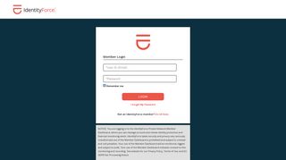 
                            12. IdentityForce® Member Login