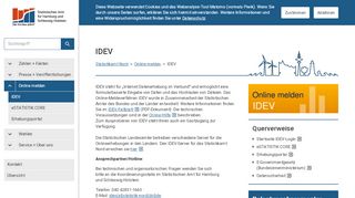 IDEV - Statistikamt Nord