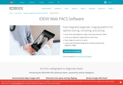 
                            12. IDEXX Web PACS cloud-based veterinary digital imaging software ...