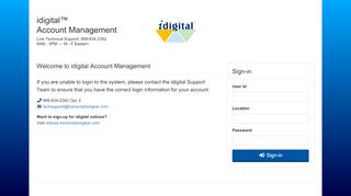 
                            1. idigital - Login