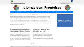 
                            9. Idiomas sem Fronteiras - UFJF