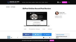 
                            5. iDJPool Online Record Pool Review - Digital DJ Tips