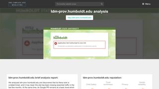 
                            9. Idm Prov Humboldt. myHumboldt Login - FreeTemplateSpot