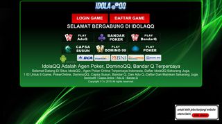 
                            5. IdolaQQ Agen Judi Domino99, Alternatif IdolaQQ, Login IdolaQQ