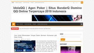 
                            9. IdolaQQ | Agen Poker | Situs BandarQ Domino QQ Online Terpercaya ...