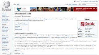 
                            6. iDonate (Ireland) - Wikipedia