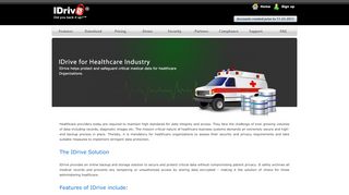 
                            11. IDrive - Online Backup for Healthcare - IBackup