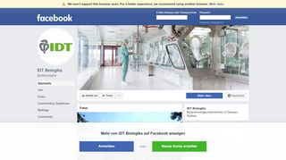 
                            12. IDT Biologika - Startseite | Facebook