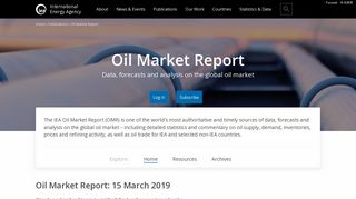 
                            9. IEA - Oil Market Report - International Energy Agency