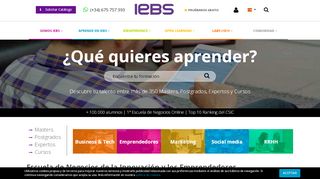 
                            2. IEBS - La Escuela de Negocios de la Innovación y los Emprendedores