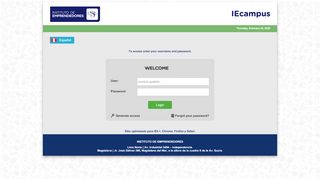 
                            8. IEcampus EXTRANET LOGIN