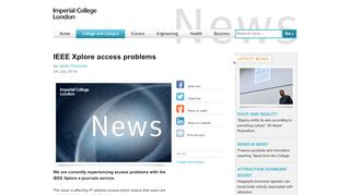 
                            10. IEEE Xplore access problems | Imperial News | Imperial ...