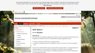 
                            2. IEEE Xplore - Universiteitsbibliotheek - Radboud Universiteit