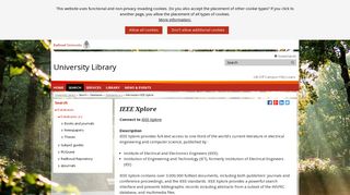 
                            1. IEEE Xplore - University Library