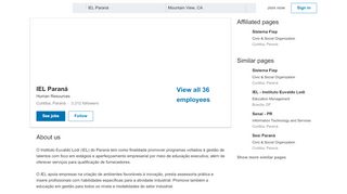 
                            11. IEL Paraná | LinkedIn
