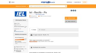 
                            9. Iel - Recife - Pe - O que fazemos e Trabalhe conosco | Empregos.com.br