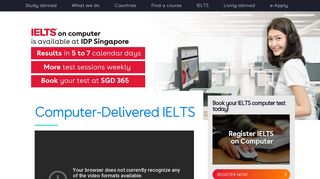 
                            5. IELTS Computer Test – Faster results in 5-7 days | IDP Singapore