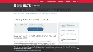 
                            13. IELTS for UK Visas and Immigration | British Council Morocco