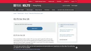 
                            5. IELTS for UK Visas and Immigration (IELTS for UKVI) | British Council