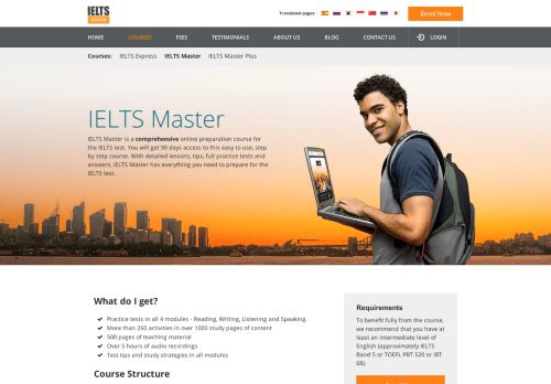 
                            6. IELTS Master - IELTS Online - Prepare to succeed in the IELTS test