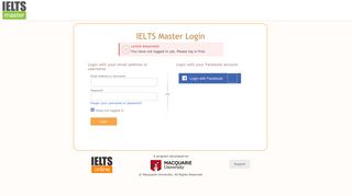 
                            10. IELTS Master Login - IELTS Online