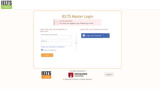 
                            1. IELTS Master Login - IELTS Online