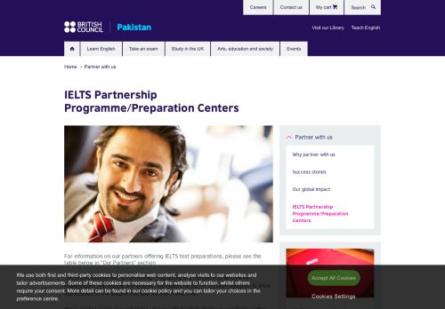 
                            10. IELTS Partnership Programme/Preparation Centers | British Council